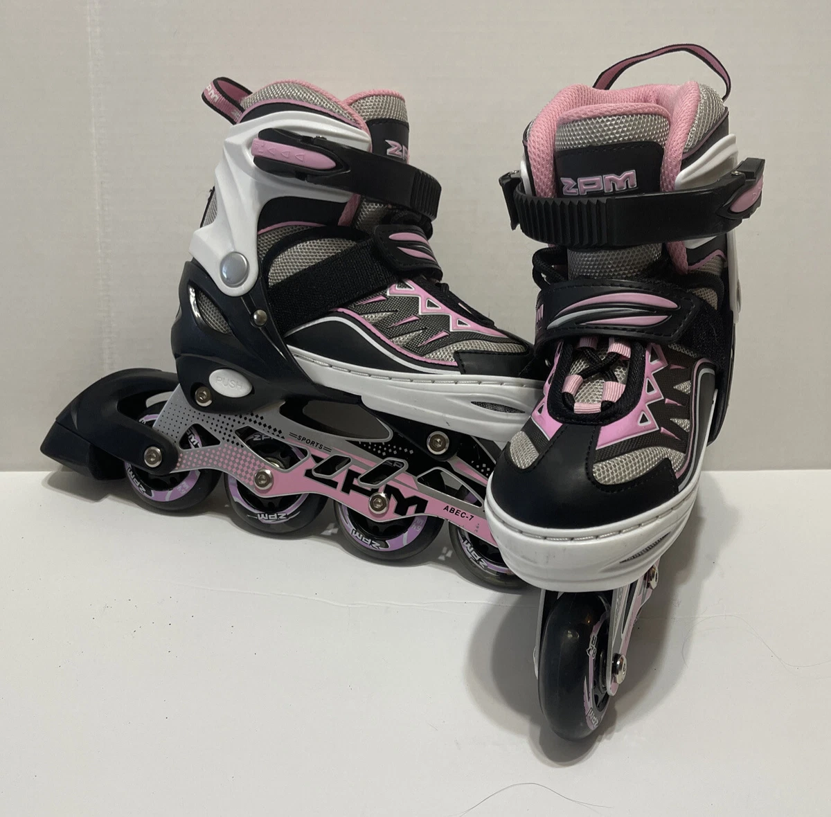 Used ZPM INLINE SKATES ADJ 133 Adjustable Inline Skates