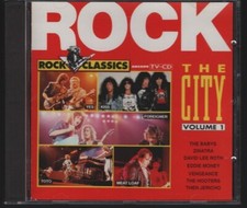 ROCK THE CITY - VOLUME 1 - CD ARCADE © 1990 VARIOUS - YES/TOTO/GOLDEN EARRING...