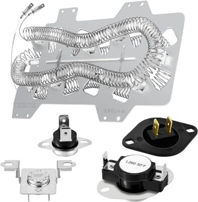 Dryer Heating Element Kit for Samsung Dryer DV338AEB/XAA-0000 DV330AEB/XAA