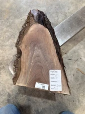 Black Walnut Slab #2160, live edge slab, unfinished, free shipping