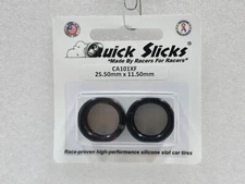 Quickslicks CA101XF Silicone Tires for Carrera Mustang GTY 1:32 Slot Car Part