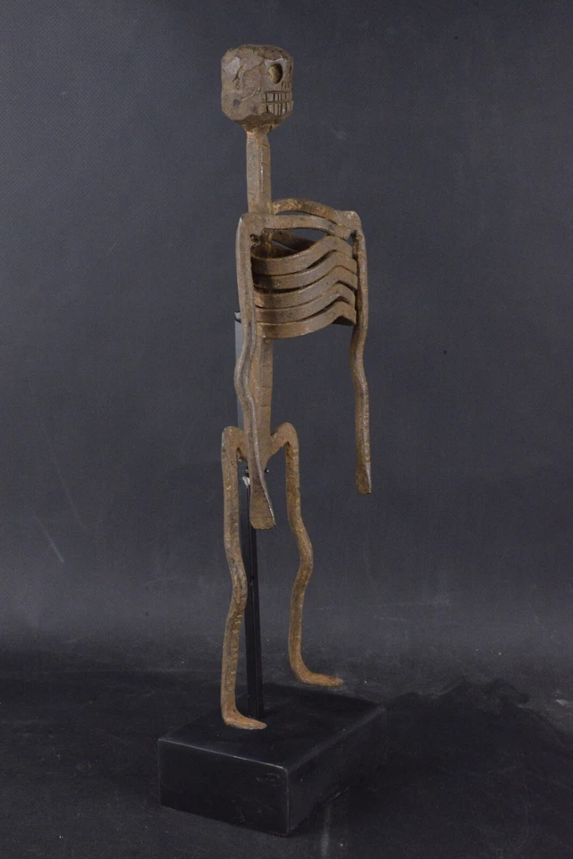 Statue / fétiche africain tiv du Nigéria en fer BP037 - Photo 4/4