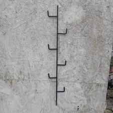 6x NOWE RĘCZNIE ROBIONE 24" (60cm) PRĘTY PODTRZYMUJĄCE ROŚLINY W KOLORZE CZARNYM - ROSNĄ PIONOWO. PRZYDATNY.