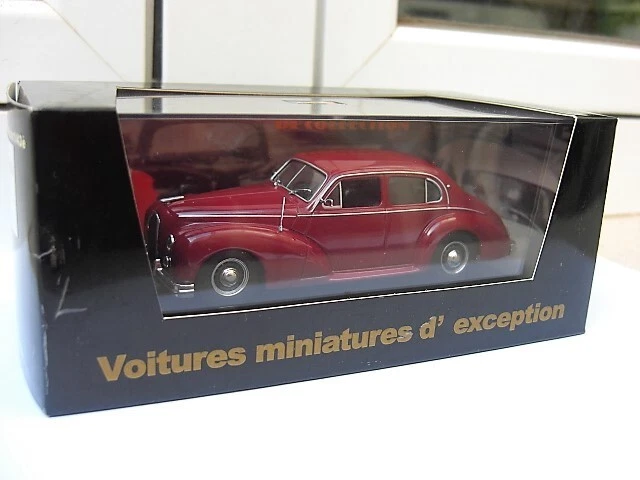 Hotchkiss Anjou 1951 burgundy Nostalgie MIB 1:43 daimler delahaye bugatti jaguar - Immagine 2 di 4