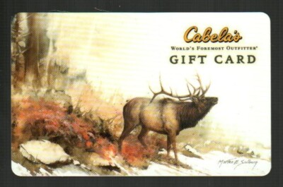 CABELA'S Bugling Elk ( 2006 ) Gift Card ( $0 )