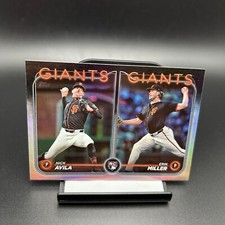 2024 Topps Update Rainbow Foil RC #271 Nick Avila Erik Miller Giants