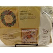 The Creative Circle Kit 2338 Memories 1988 13"X13" New  Unopened