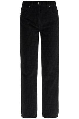 デニム・ジーパン FENDI Woman Jeans Black FLP851AT1B F0GME FF denim jeans FENDI Woman Tg. 44 IT FLP851AT1B F0GME BLACK