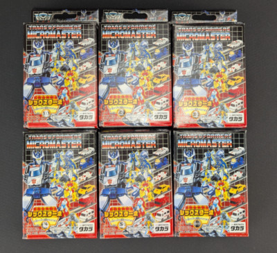 Transformers G1 Micromaster Sixturbo complete boxed Takara Reissue Combiner 2002