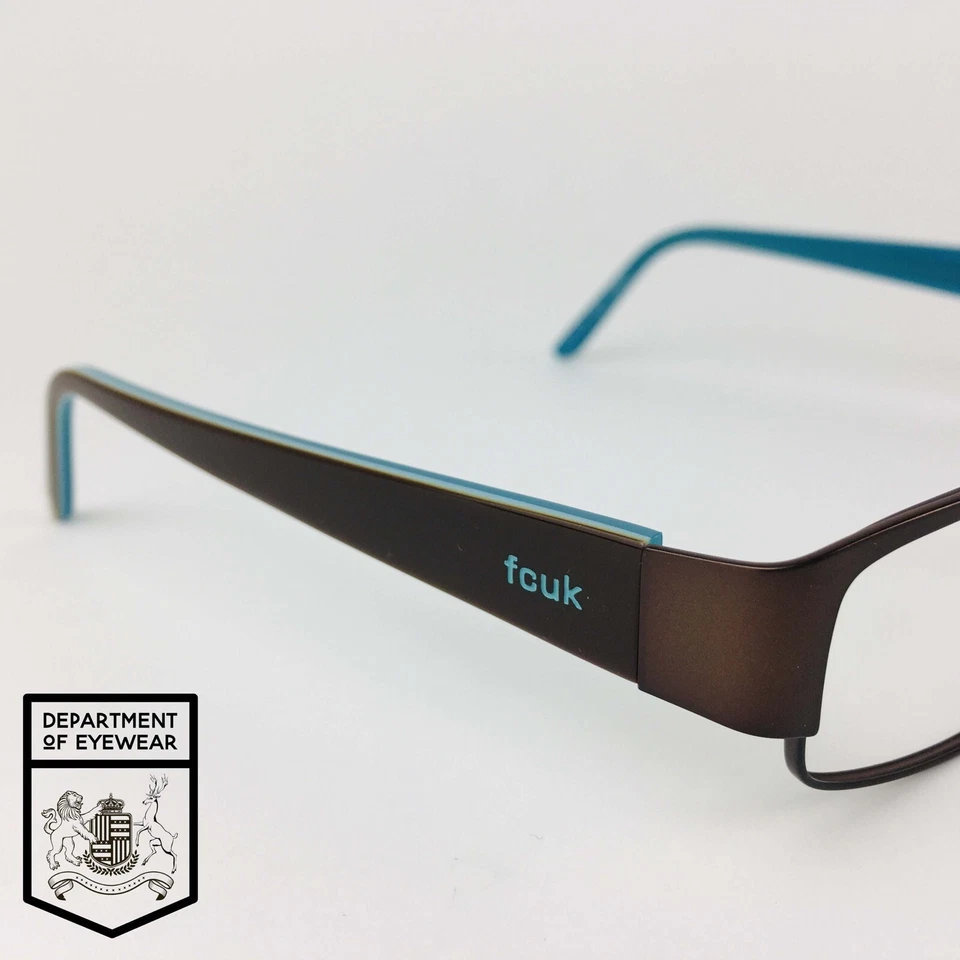 FCUK eyeglasses BROWN RECTANGLE glasses frame MOD: 93 25384314 - Image 3 of 4