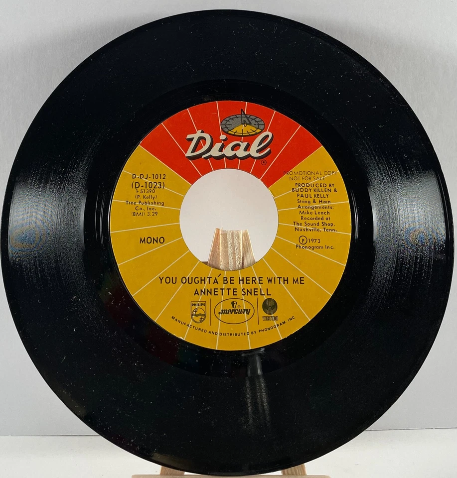ANNETTE SNELL 45 RPM YOU OUGHTA BE HERE WITH ME MONO/STEREO PROMO - VG+ - Image 3 of 4