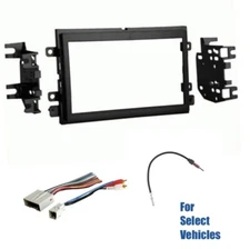 2 Din Car Stereo Radio Face Dash Kit Wire Harness for some Ford Lincoln Mercury
