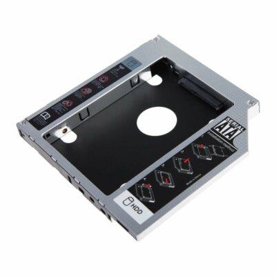 Universal 12.7mm SATA 2nd SSD HDD Hard Drive Caddy for DVD-ROM CD Optical Bay