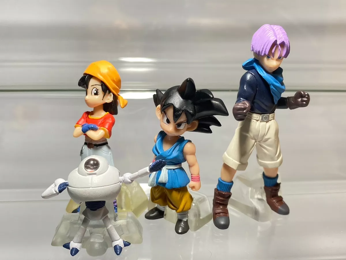 Goku, Pan, Trunks, Giru Dragon Ball GT Bandai Gashapon Collection Figure  Toy.