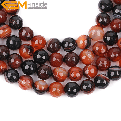 Natural Genuine Gemstone Jewelry Making Beads Wholesale 15" Round Faceted Stone - 第 128/173 張圖片