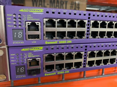 16401  Extreme Networks x460-24t- power supply and extra modules 16419-16117 
