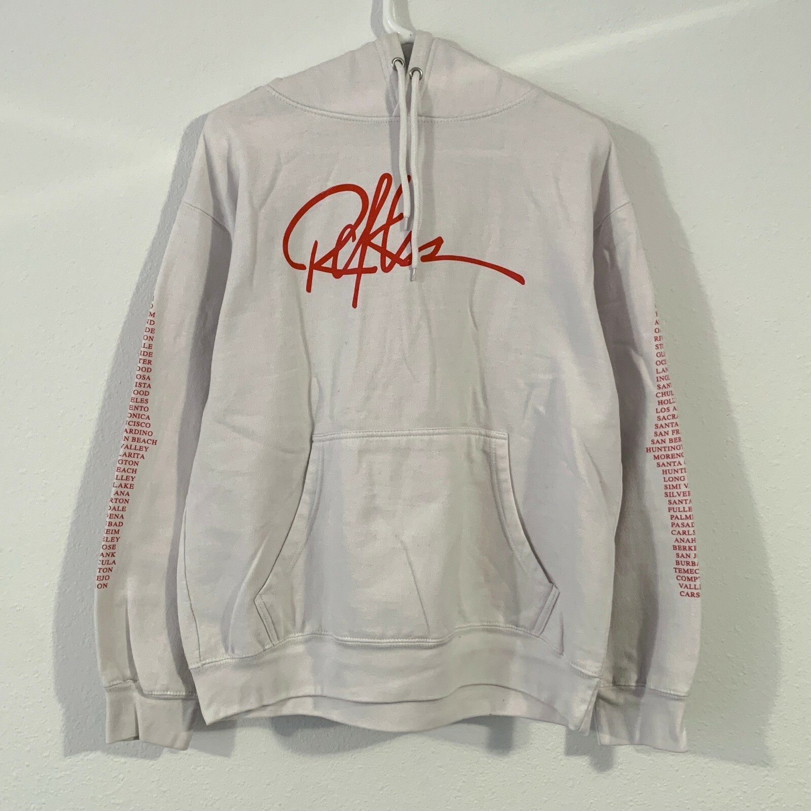 Young and Reckless Y&R Hoodie White Men's Size Large Pacsun