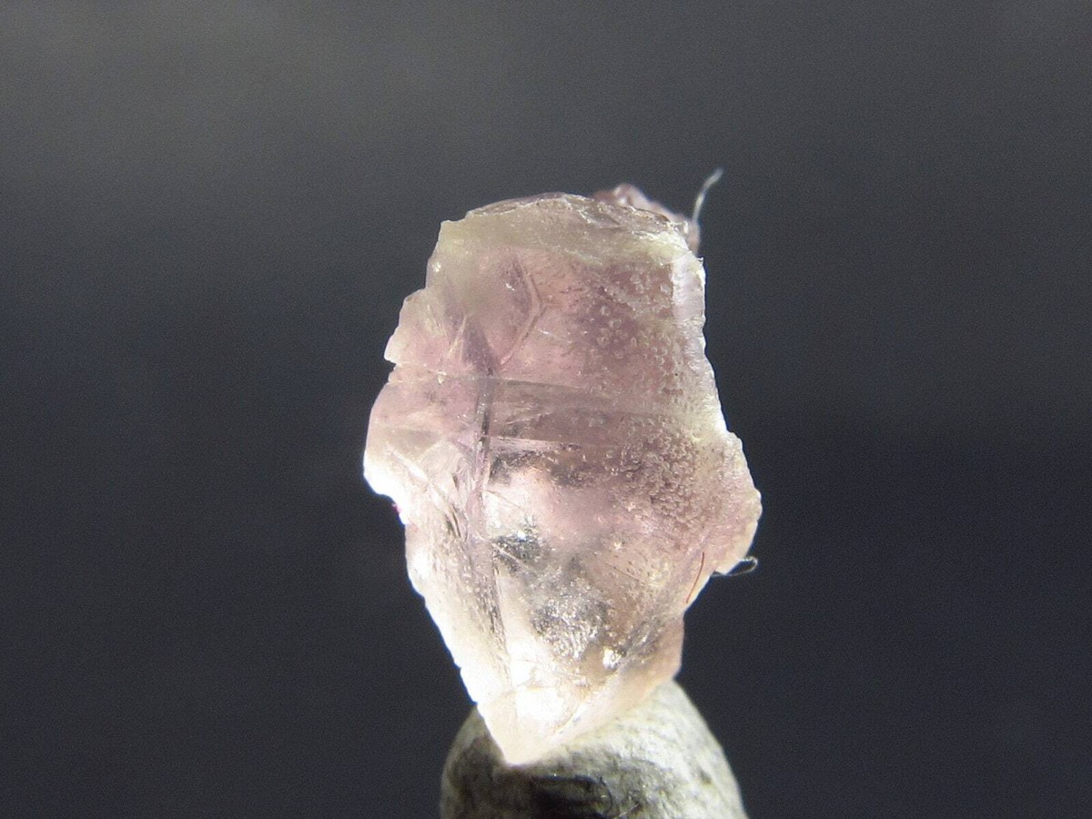【鉱物標本】ポードレッタイト/Poudretteite※レア標本！※ミャンマー 天然 ピンクポードレッタイト POUDRETTEITE 0.34ct 超レア