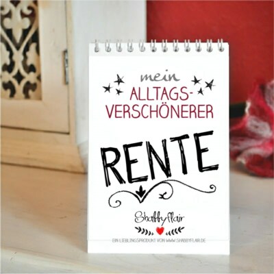Kalender Rente mit Sprüchen für den Ruhestand Geschenkidee Kollegen Mitarbeiter