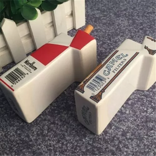 2025Tobacco Cigarette Box Ashtray Bedroom Living Room Ash Tray Ceramic Cigarette - Picture 3 of 26