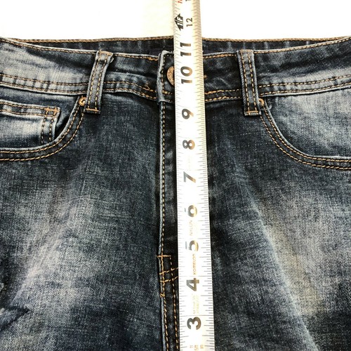 Pink Sky Fashion Jeans Women's US Size 2 - Dark Wash Blue Star Detail High Rise - Picture 6 of 12