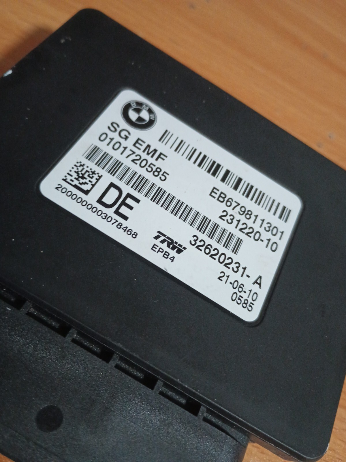 Bmw F10 Parking Brake Module EB679811301 eBay