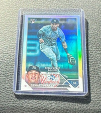 2023 Topps Update Oswald Peraza Rookie Debut Rainbow Foil Parallel