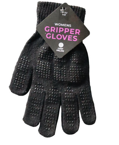 Black Womens Gloves Warehouse Gripper Warm Work Gloves Safety Grip Palm Dots - 第 18/20 張圖片