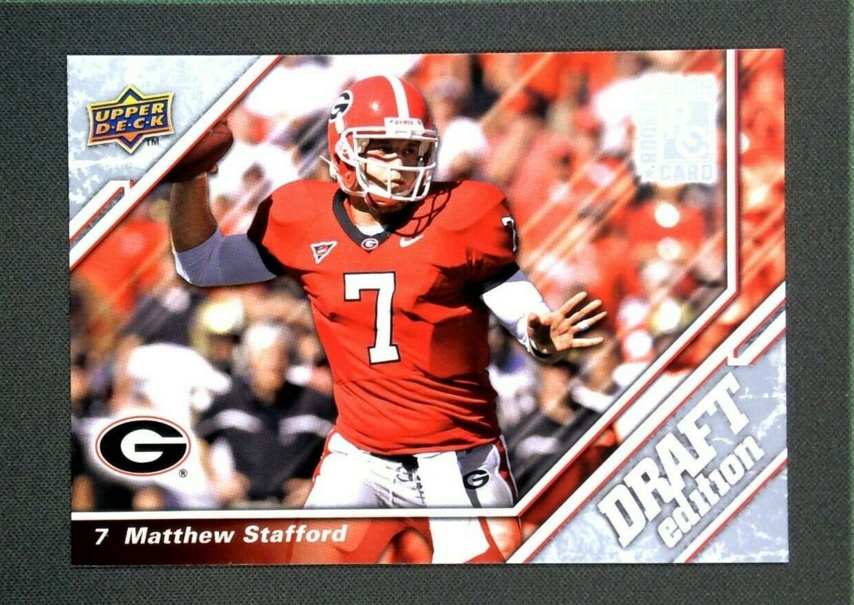 Matthew Stafford Upper Deck Draft Edition #3 Base