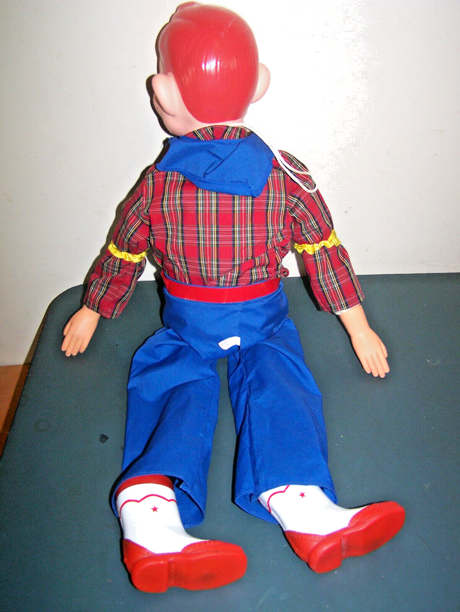 1 VINTAGE HOWDY DOODY PUPPET VENTRILOQUIST DOLL GOLDBERGER