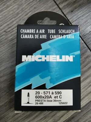 Luftkammer Michelin 600x20A Vintage Rennrad Stoppuhr Colnago 