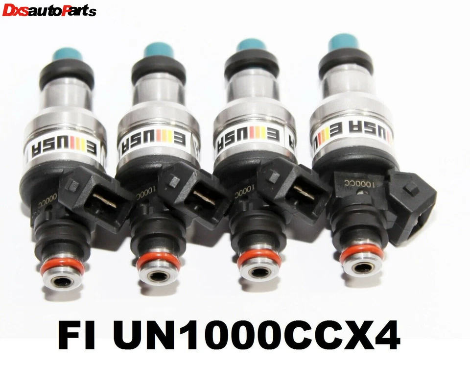 4 piezas NUEVO Inyectores Universales 1000cc para Honda Civic Integra Eclipse Talon GSR Foto 2 de 4