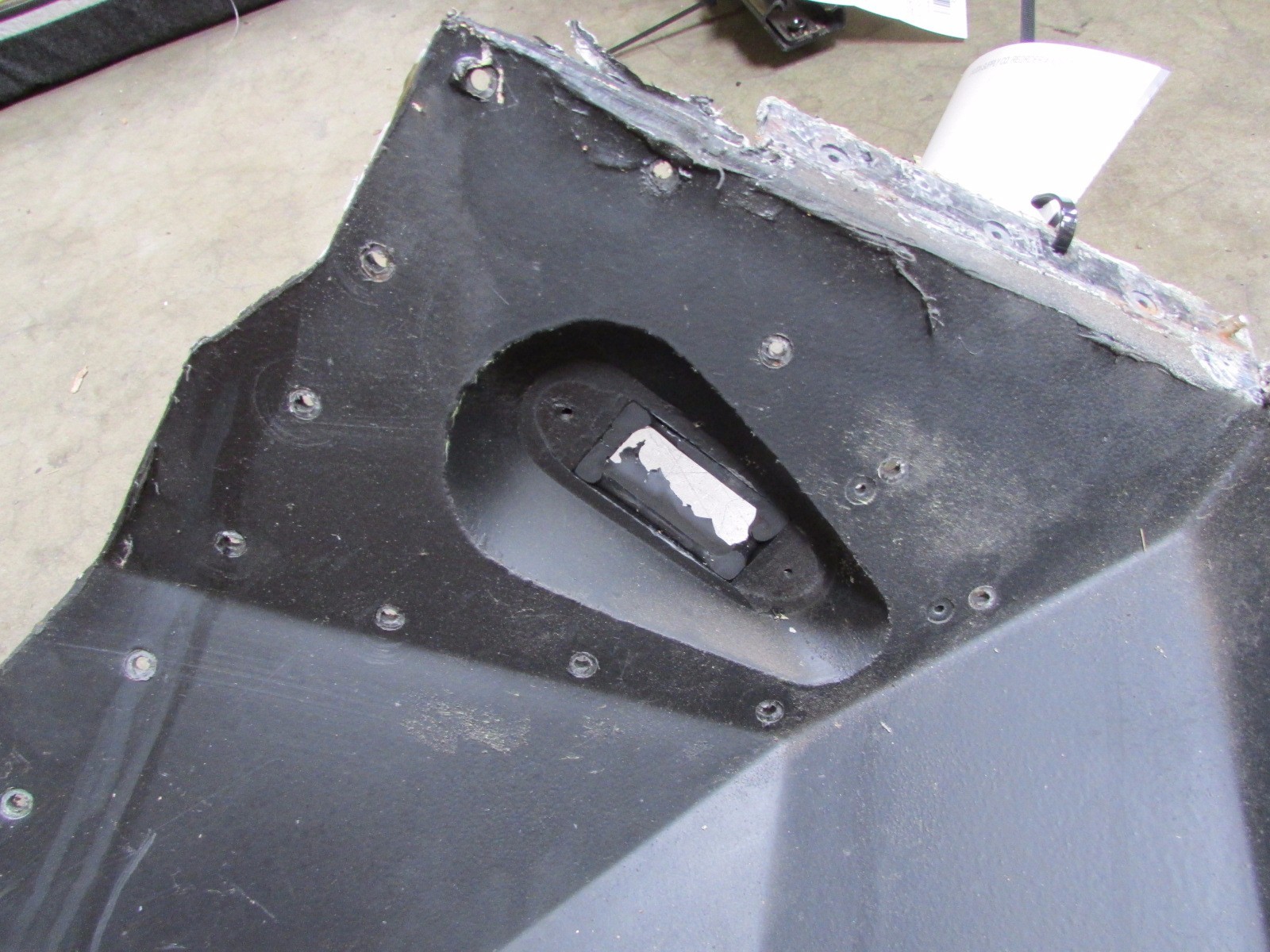 Lamborghini Murcielago, Right Front Wheel Panel, Carbon Fiber, Used, 418809154
