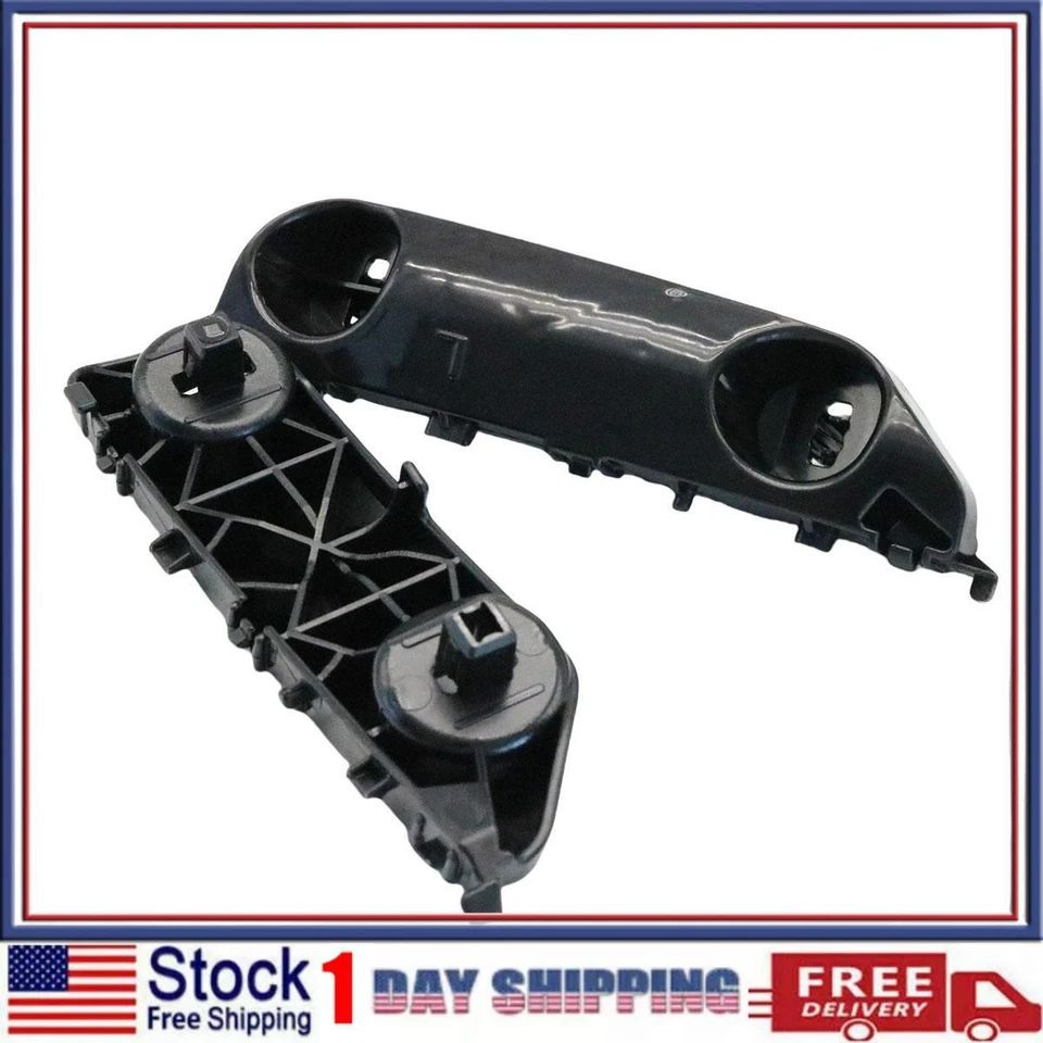 Parachoques delantero superior soportes laterales para Nissan March Micra K13 2011-2015 1 par Foto 2 de 4