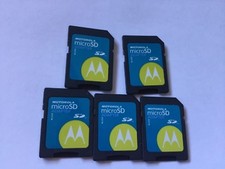 LOT OF 5 Motorola microSD/microSDHC/microSDXC adapter NO memory cards inside