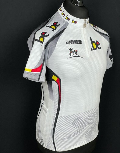 Bio Racer .BE Cycling Jersey Men's Size S Belgium Tour Short Sleeve Bike Shirt - Picture 2 of 12