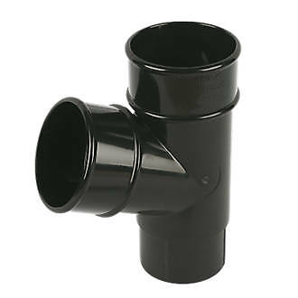 Half Round 112mm Guttering & 68mm Down pipe Fittings | BLACK / WHITE | BULK BUY! - Picture 15 of 25