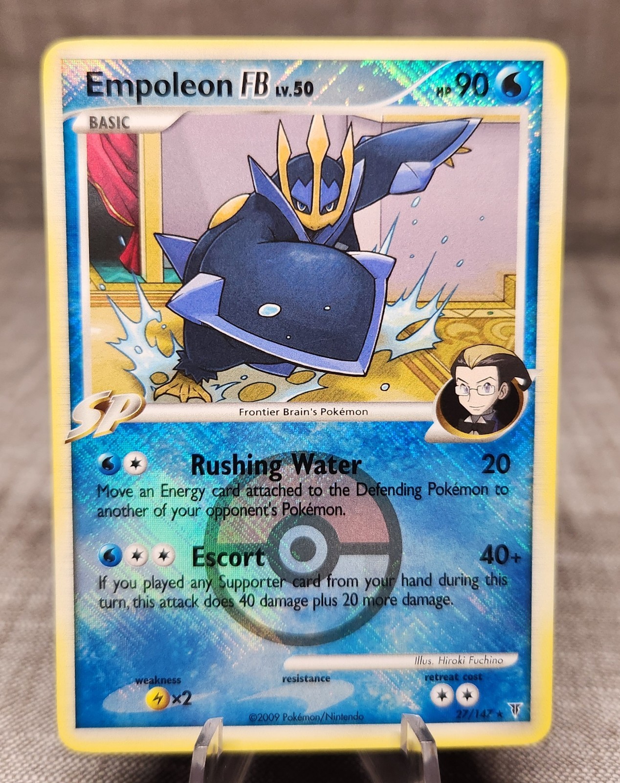 Empoleon FB 27/147 Supreme Victors Crosshatch Pokemon League Promo Card Rare NM!