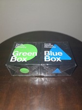 Cards Against Humanity Green & Blue Box Expansion Bundle 600 Cards Total