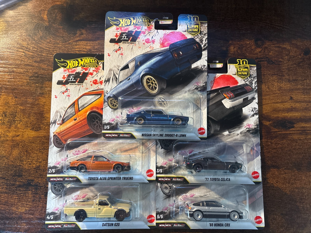 2026 Hot Wheels JAPAN HISTORICS 5 Premium Car Culture Set of 5