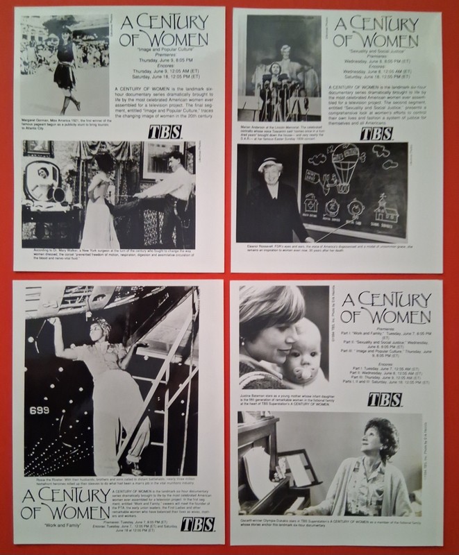 Original 1994 TBS A CENTURY OF WOMEN Press Kit - Meryl Streep/Jane Fonda - RARE 