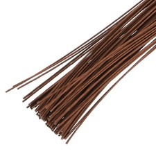 22 Gauge 14" Blumenstieldraht, 100 St&uuml;ck f&uuml;r Papier umwickelte Stiele, Kaffee