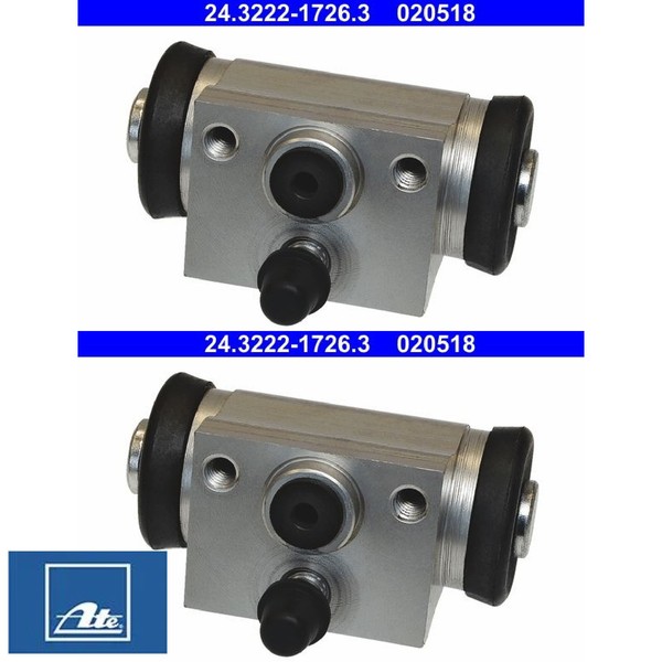 2X Radbremszylinder ATE 24.3222-1726.3 2 Bremszylinder Set Rechts Links-image