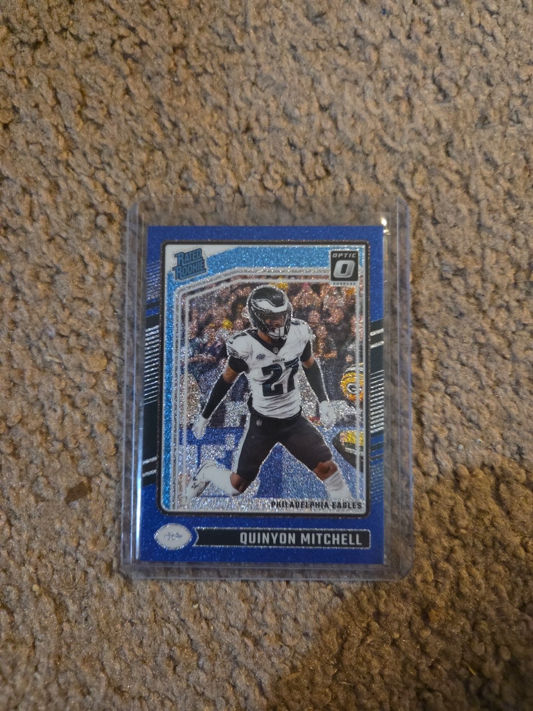 2024 Panini Donruss Optic - Rated Rookie Quinyon Mitchell #282 Blue Glitter SSP