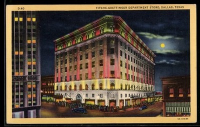 Ansichtskarte Dallas, TX, Titche-Goettinger Department Store 
