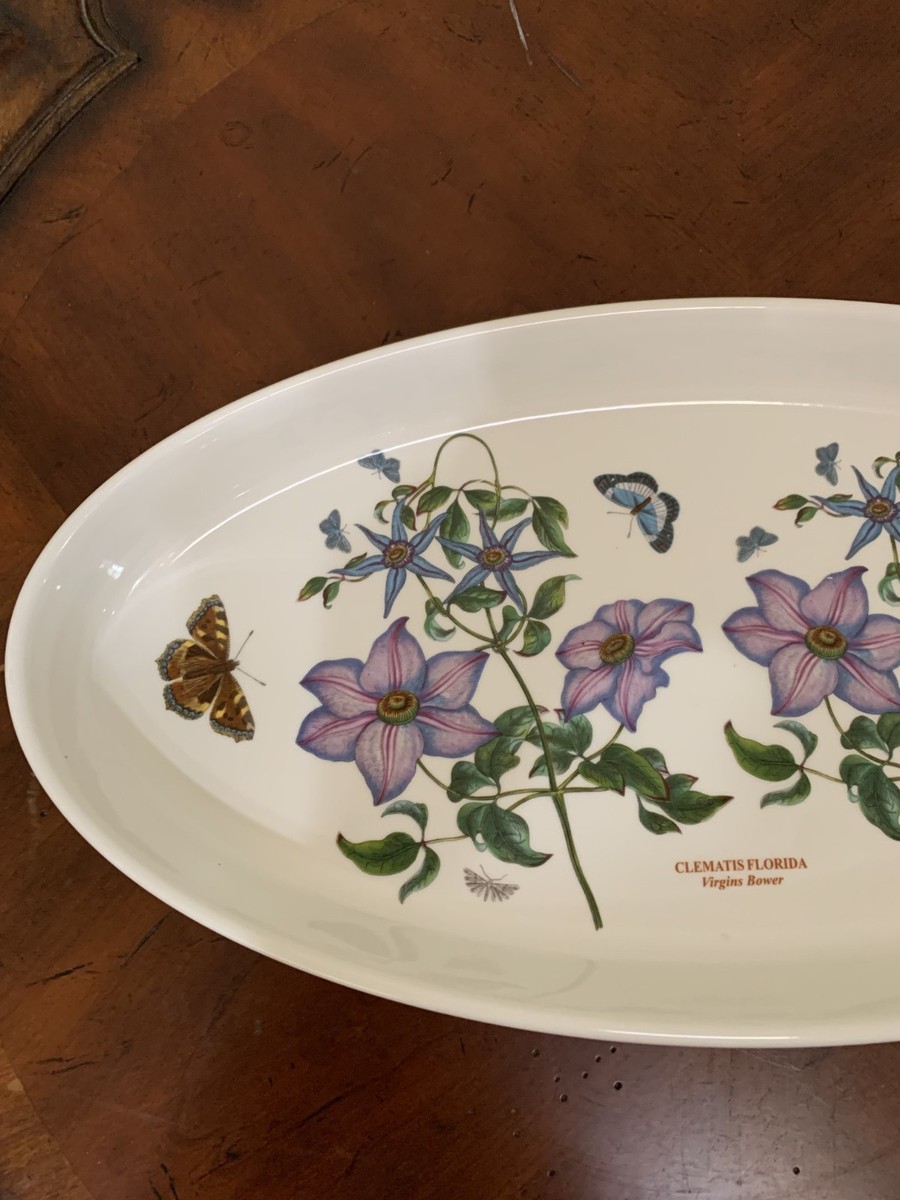 Portmeirion Botanic Garden Oval Serving Bowl 19 x 1.75