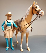 ViTG  Marx: Jane West w/ Horse: Thunderbolt Figures ~  late 1960’s