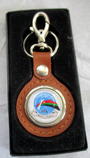 Dubai International Arabian Race Day Silver Jubilee Key Chain Unused in Box