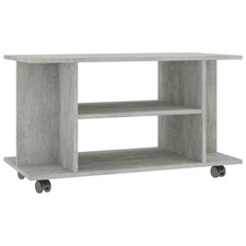 TV Cabinet with Castors Sideboard Entertainment Centre Engineered Wood vidaXL