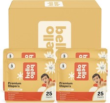 Hello Bello Diapers, Size 3 14-24 lbs 3 100 Count , Superstars